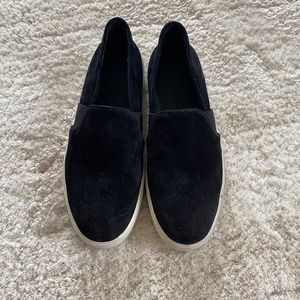 Vince Fairfax Suede Slip On Sneaker